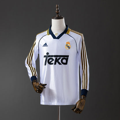 Camisola Manga Comprida Real Madrid 1999-00 Principal Versão Adepto