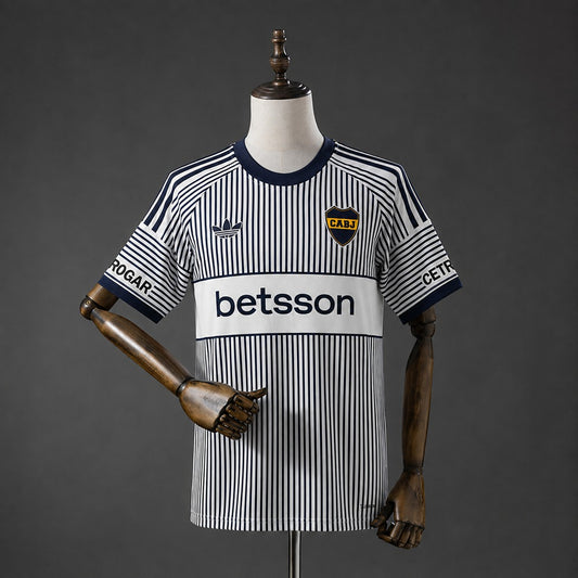 Camisola CA Boca Juniors 2026-27 Alternativa Riscas Versão Adepto