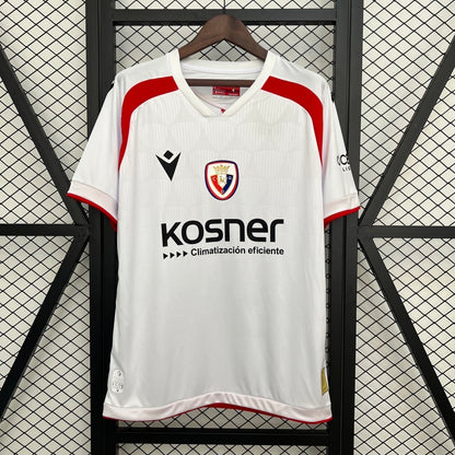 Camisola CA Osasuna 2025-26 Alternativa Branca Versão Adepto