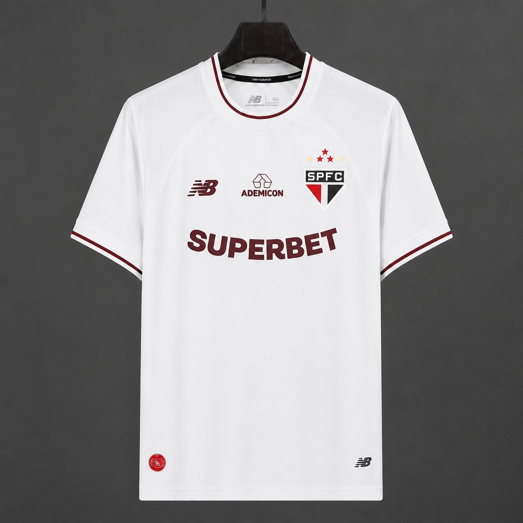 Camisola São Paulo FC 2026-27 Alternativa Branca Versão Adepto