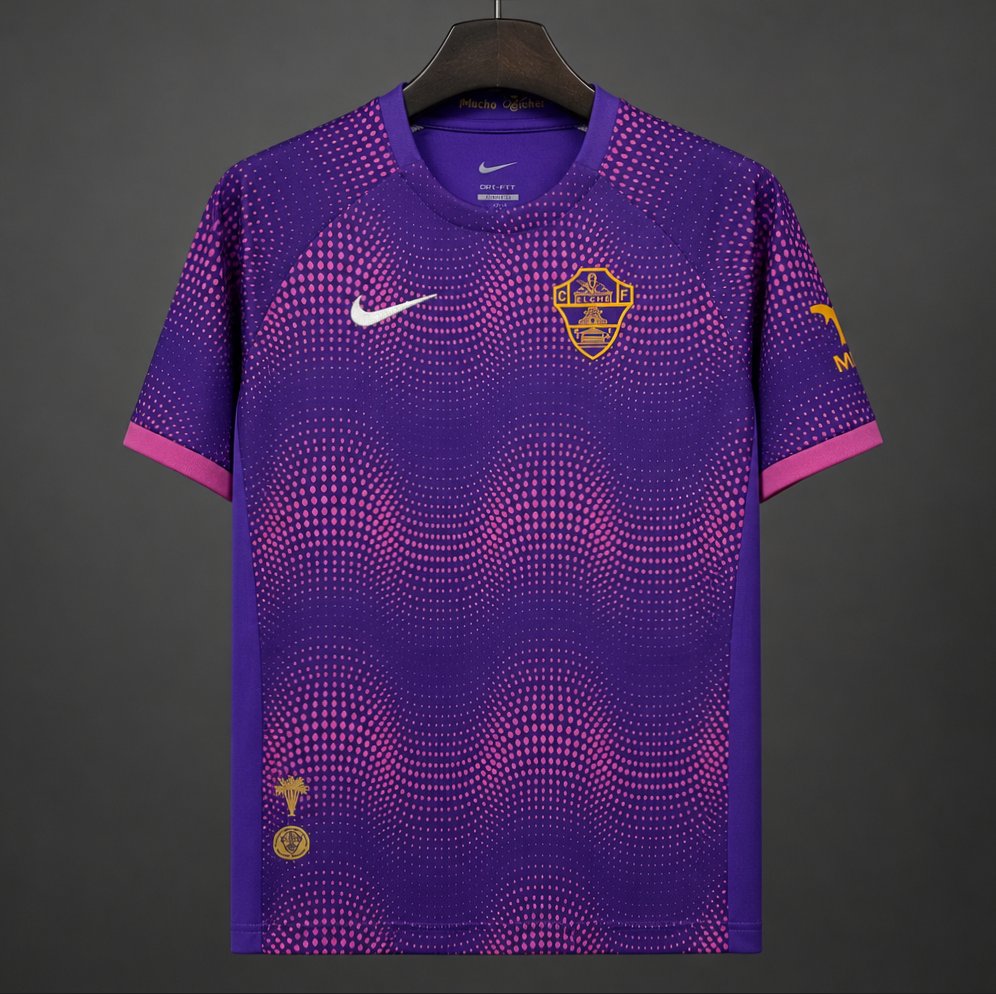 Camisola Elche FC 2026-27 Alternativa Azul Versão Adepto