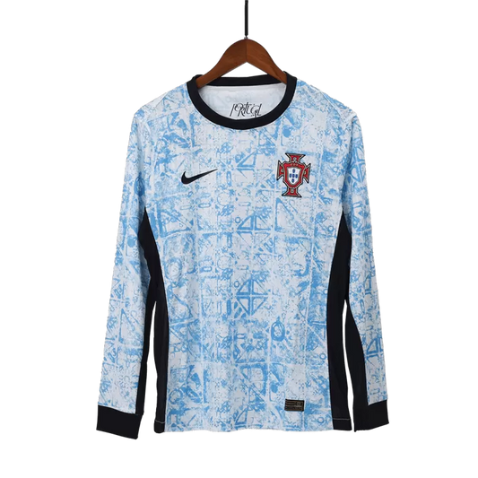 Camisola Manga Comprida Portugal 2024 Alternativa Versão Adepto