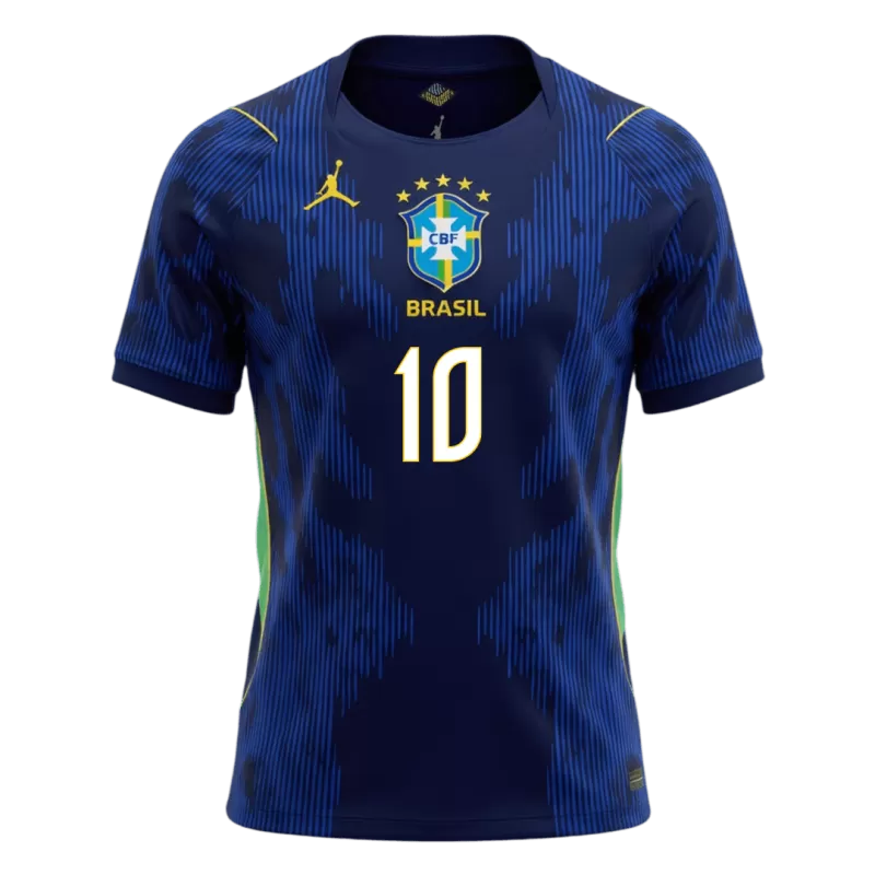 Camisola Brasil 2026 Alternativa Azul Versão Adepto NEYMAR JR. #10