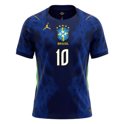 Camisola Brasil 2026 Alternativa Azul Versão Adepto NEYMAR JR. #10