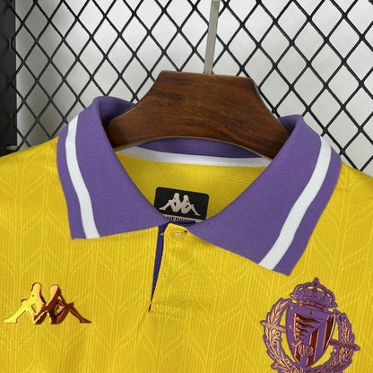 Camisola Real Valladolid CF 2025-26 Alternativa Amarela Versão Adepto