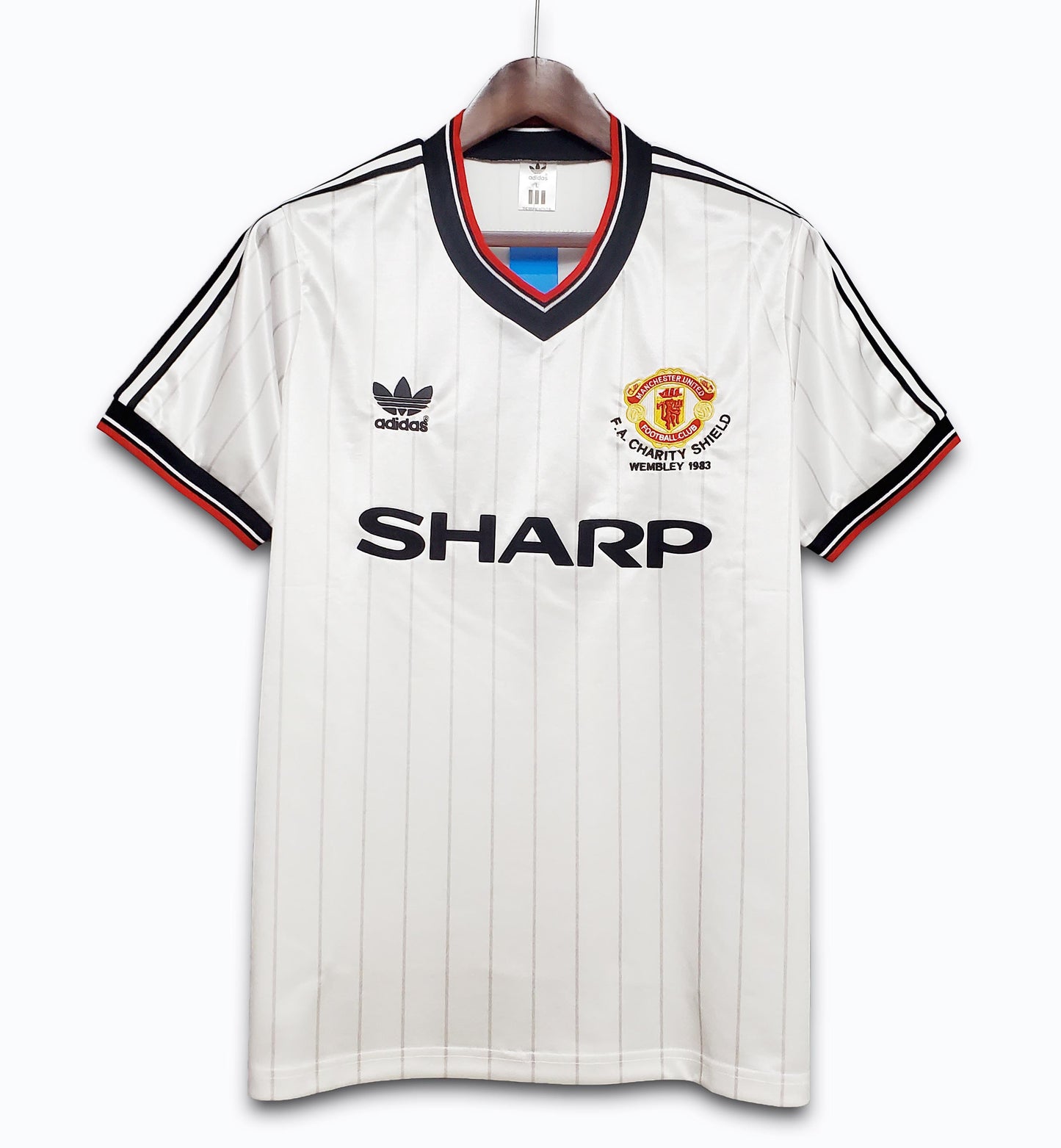Camisola M-United 1983-84 Alternativa Charity Shield CUP