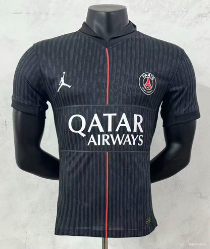 Camisola FC Paris Saint-Germain 2025-26 Alternativa Preta Versão Jogador