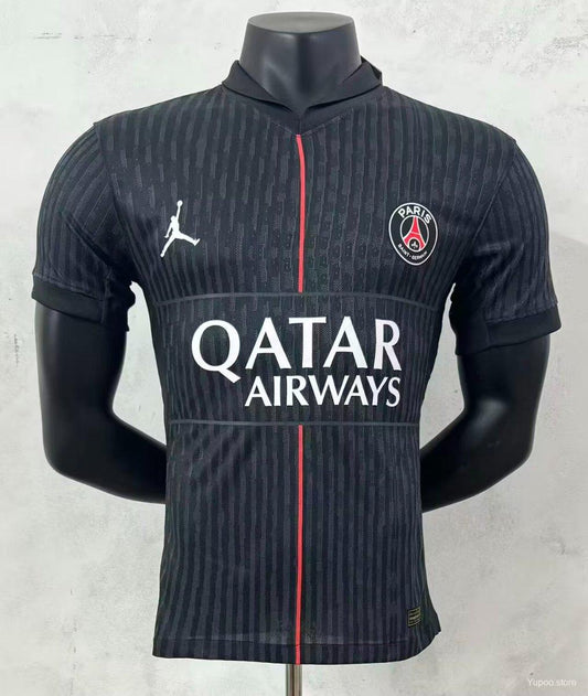 Camisola FC Paris Saint-Germain 2025-26 Alternativa Preta Versão Jogador