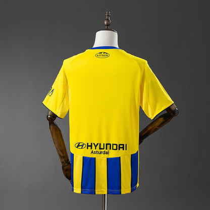 Camisola Real Oviedo 2025-26 Alternativa Amarela Versão Adepto