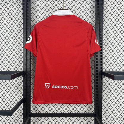 Camisola Sevilha FC  2025-26 Alternativa Vermelha Versão Adepto