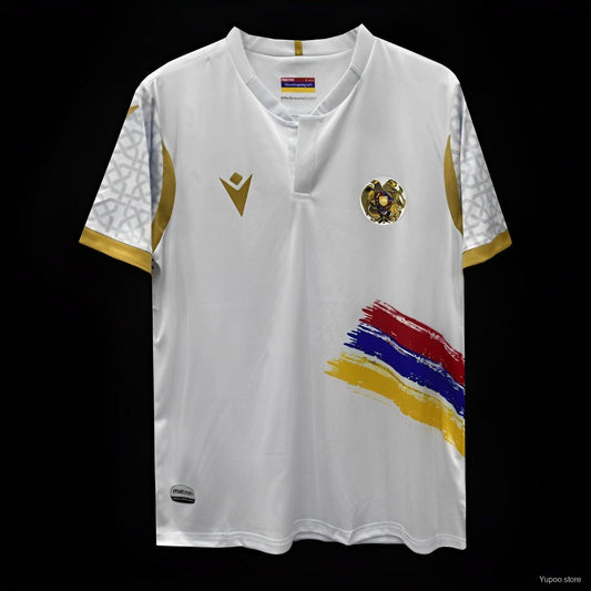 Camisola Armenia 2024 Alternativa Branca Versão Adepto