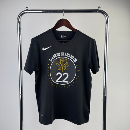 Tshirt NBA 2023 Golden State Warriors Dri-Fit Wiggins #22 Preta