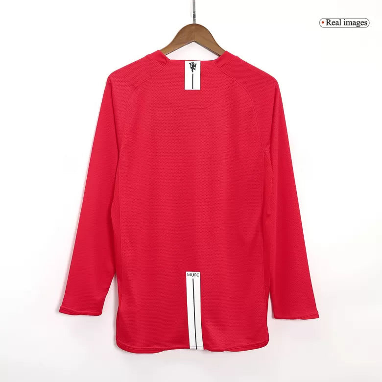 Camisola Manga Comprida M-United 2007-08 Principal Final UCL