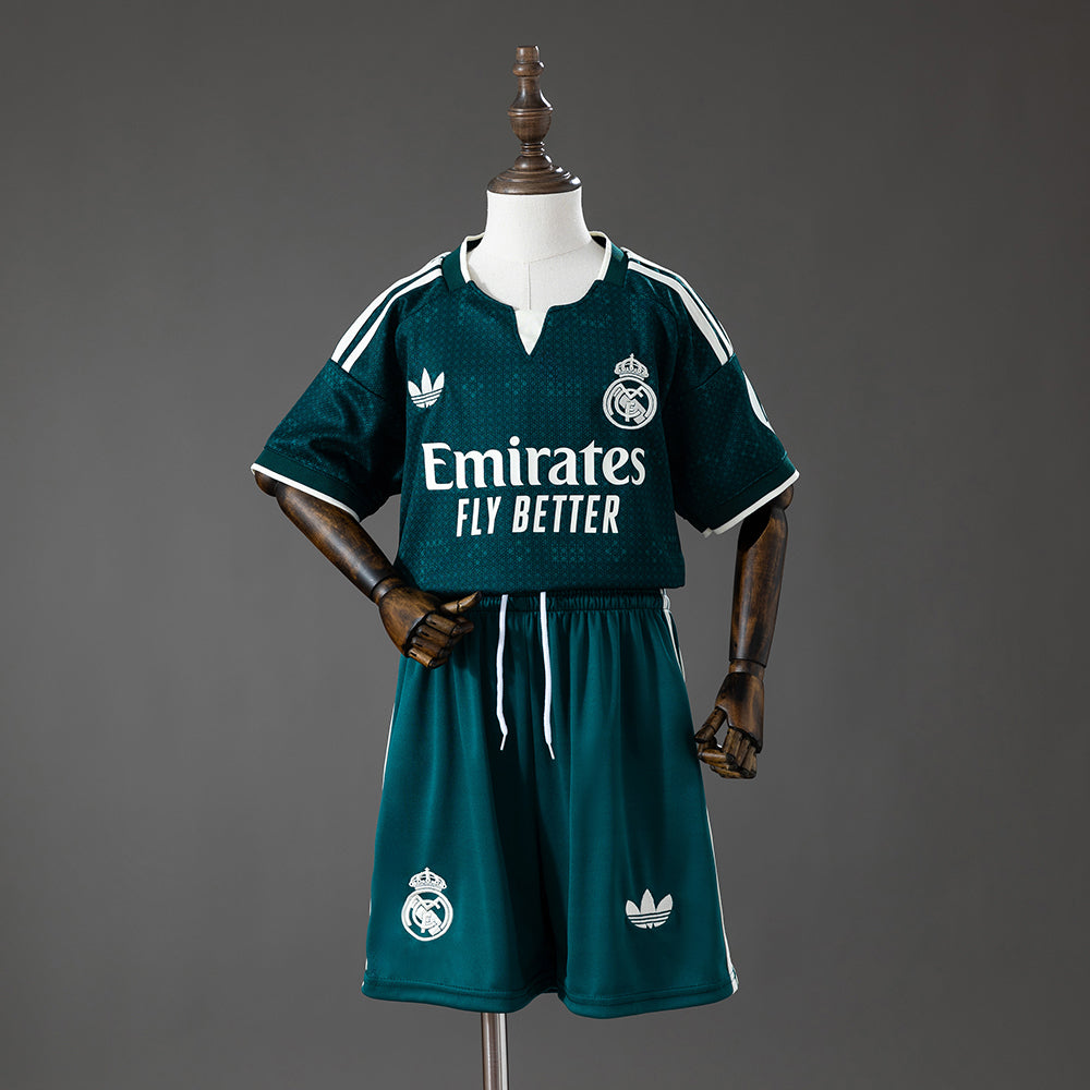 Kit Criança Real Madrid CF 2026-27 Alternativo Verde