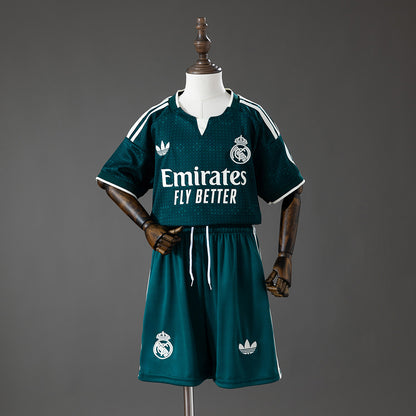 Kit Criança Real Madrid CF 2026-27 Alternativo Verde