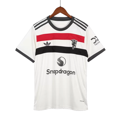 Camisola M-United 2024-25 Alternativa Branca Versão Adepto GARNACHO #17