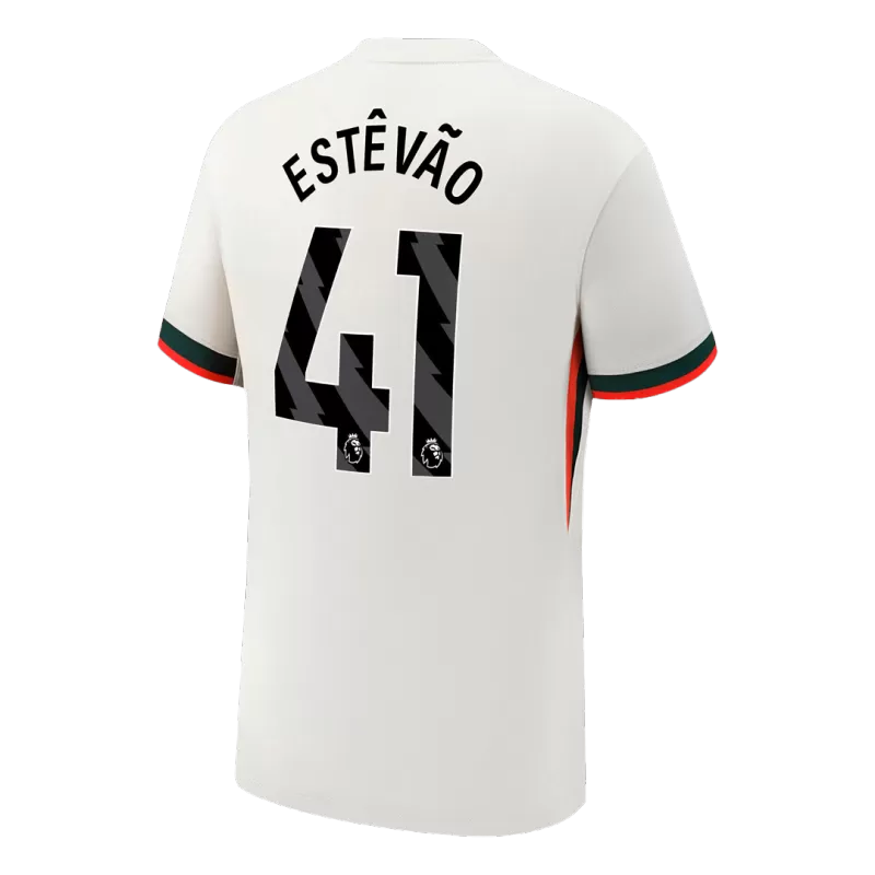 Camisola CHE 2025-26 Alternativa Branca Versão Adepto ESTÊVÃO #41