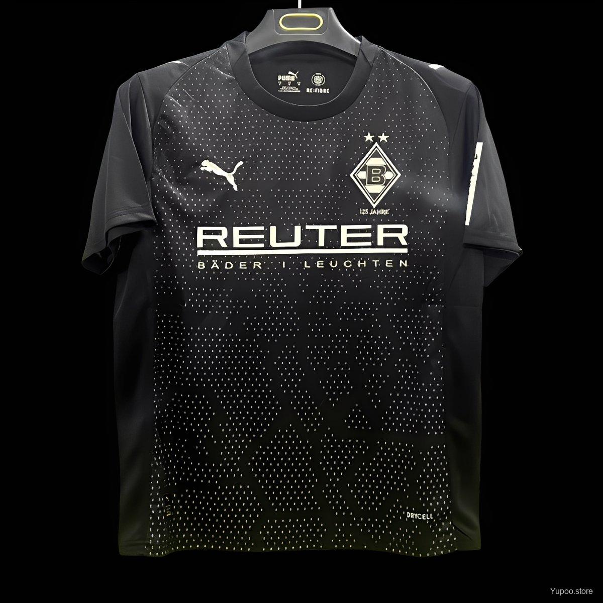 Camisola Borussia Monchengladbach 2025-26 Alternativa Preta Versão Adepto