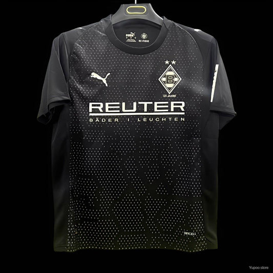Camisola Borussia Monchengladbach 2025-26 Alternativa Preta Versão Adepto