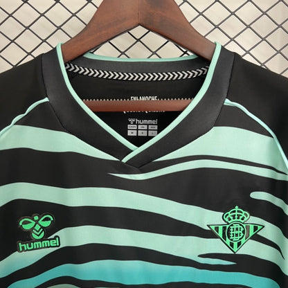 Camisola Real Bétis 2025-26 Alternativa Preta Versão Adepto