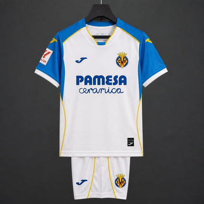 Kit Criança FC Villarreal 2026-27 Alternativo Branco