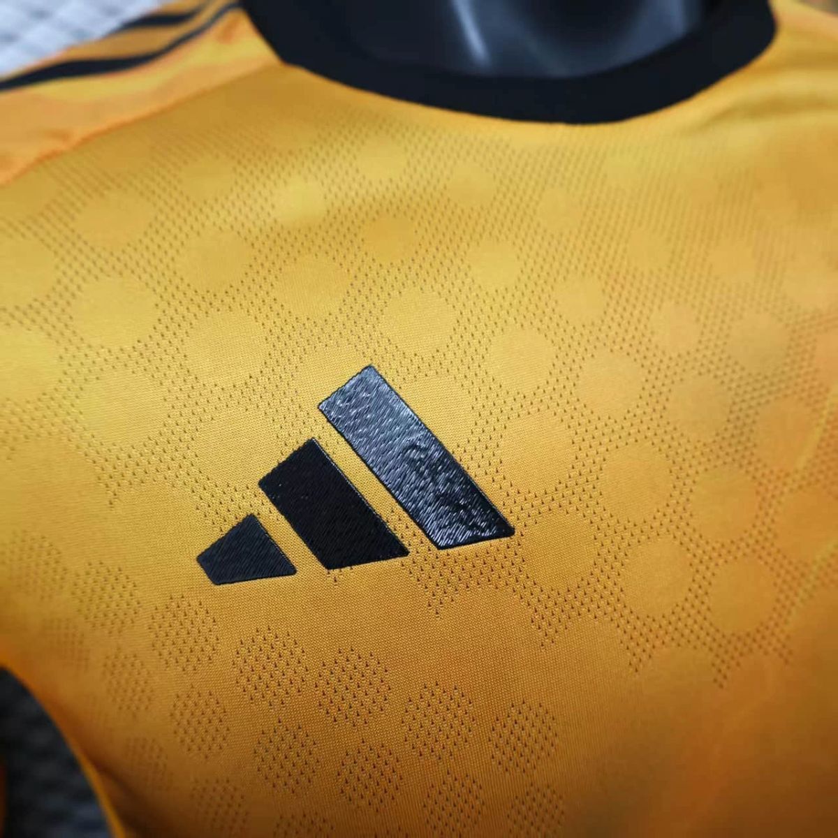 Camisola AS Roma 2025-26 Alternativa Amarela Versão Jogador
