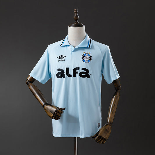 Camisola Gremio 2025-26 Alternativa Azul Versão Adepto