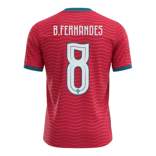 Camisola Portugal 2026 Principal Versão Adepto B. FERNANDES #8