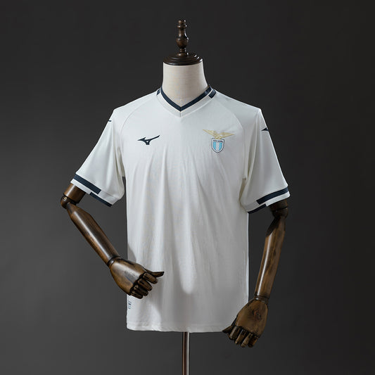 Camisola SS Lazio 2025-26 Alternativa Beje Versão Adepto
