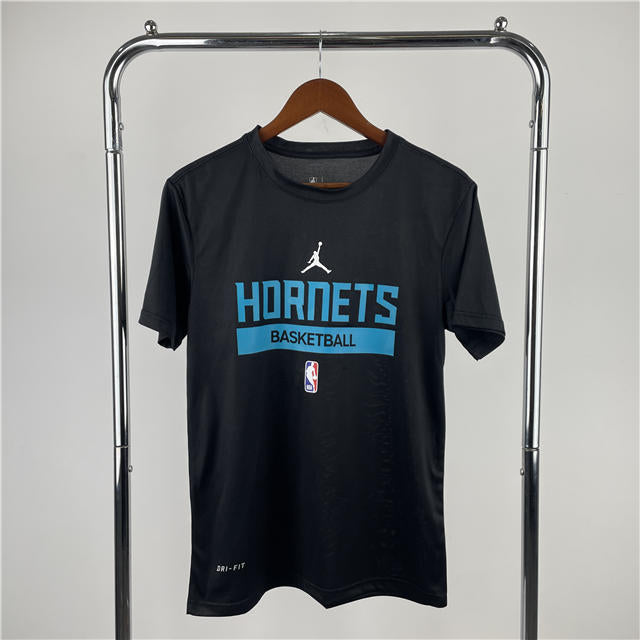 Tshirt NBA 2023 Charlotte Hornets Dri-Fit Preta
