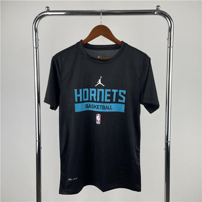 Tshirt NBA 2023 Charlotte Hornets Dri-Fit Preta