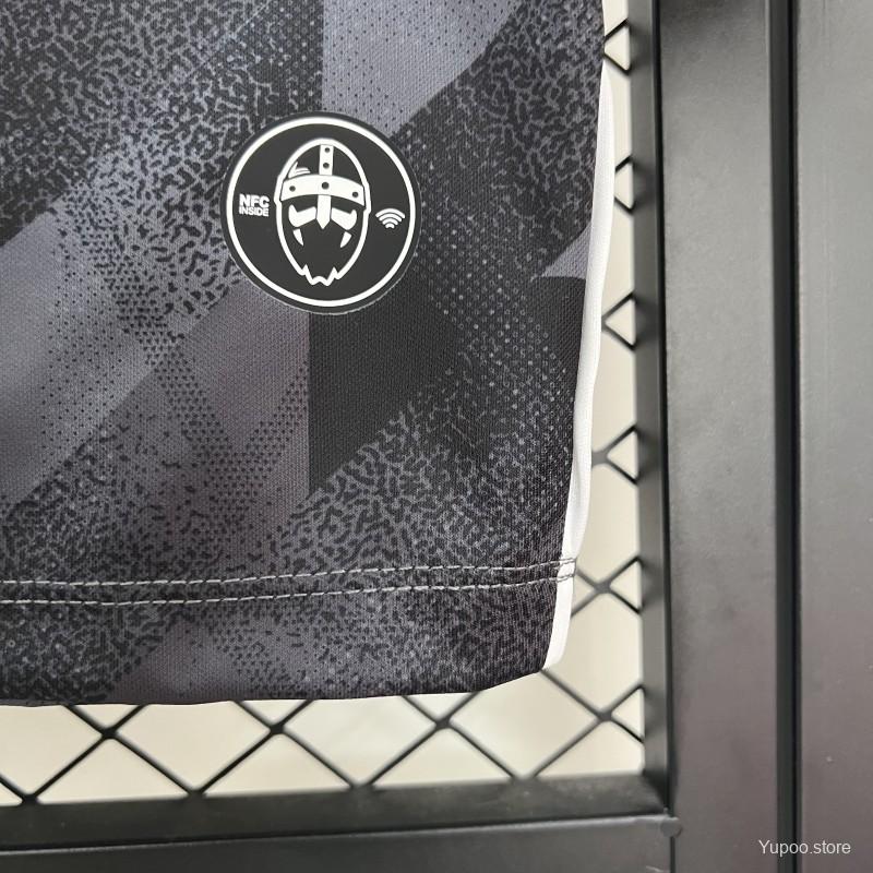 Camisola Vitoria SC 2025-26 Alternativa Preta Versão Adepto