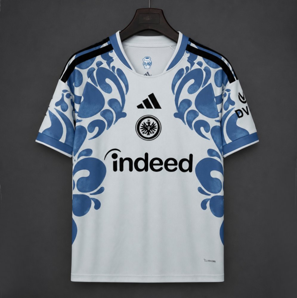 Camisola SG Eintracht Frankfurt 2026-27 Alternativa Branca Versão Adepto