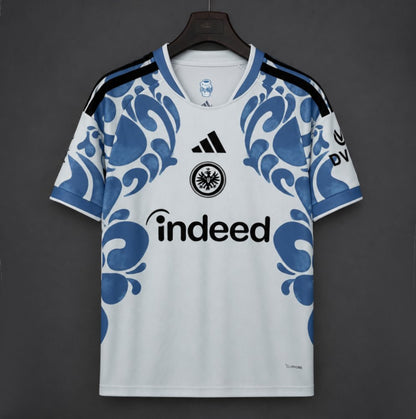 Camisola SG Eintracht Frankfurt 2026-27 Alternativa Branca Versão Adepto