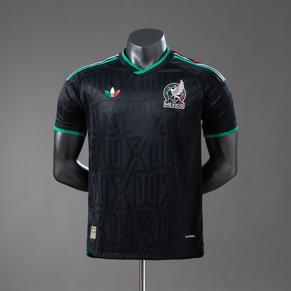 Camisola Mexico 2026 Alternativa Preta Versão Jogador