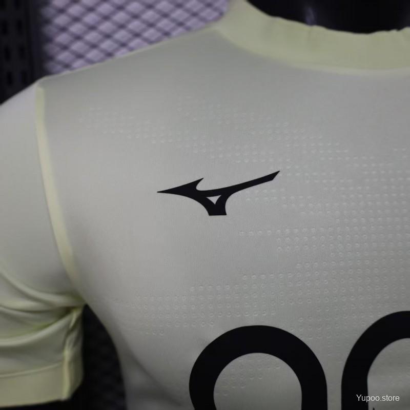 Camisola AS Monaco 2025-26 Alternativa Amarela Versão Jogador