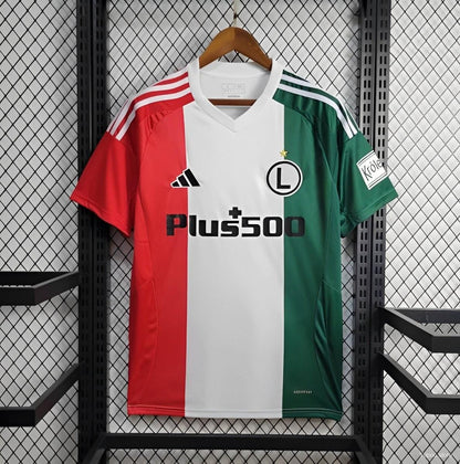 Camisola Legia de Varsóvia 2024-25 Alternativa Branca Versão Adepto