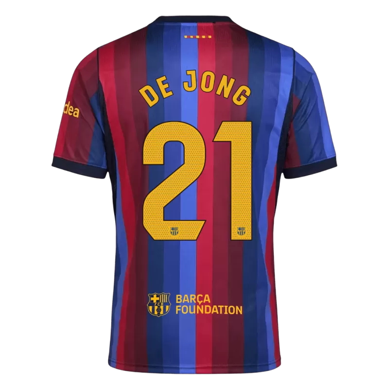 Camisola FC Barcelona 2026-27 Principal Versão Adepto DE JONG #21