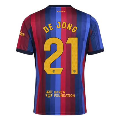 Camisola FC Barcelona 2026-27 Principal Versão Adepto DE JONG #21