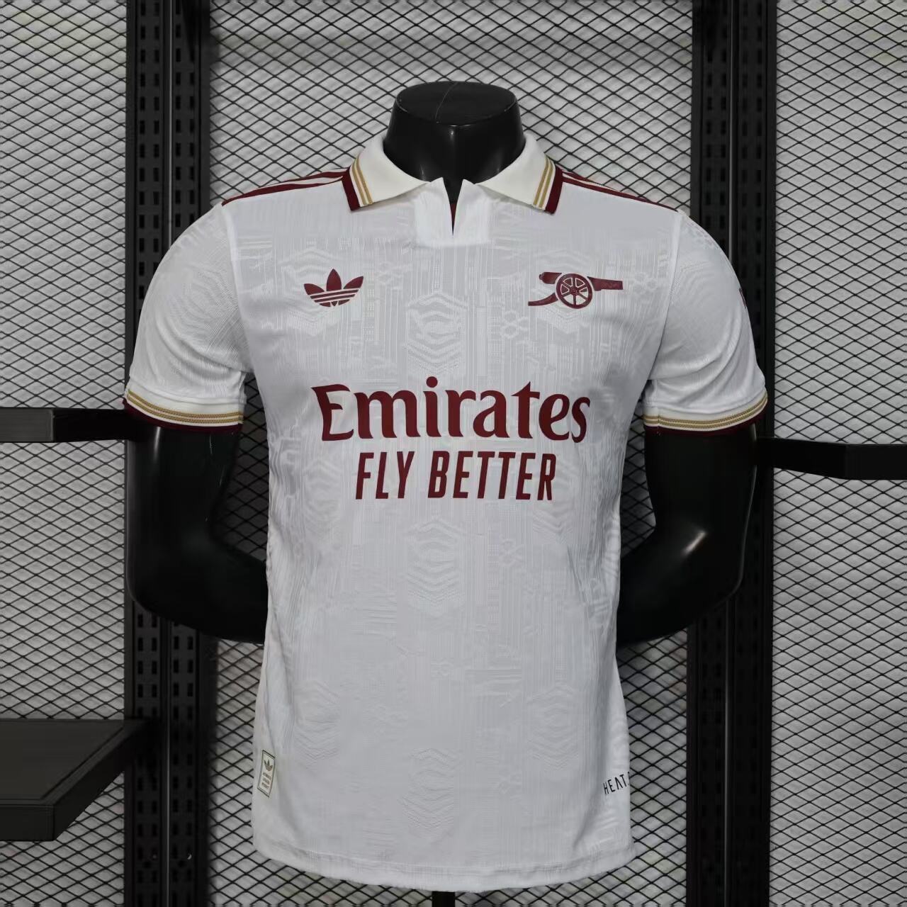 Camisola ARS 2025-26 Alternativa Branca Versão Jogador