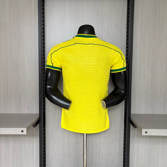 Camisola Brasil 1998 Principal Versão Jogador