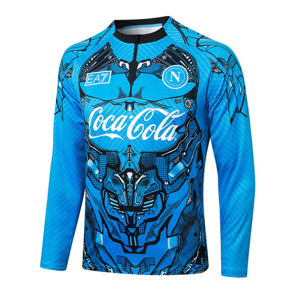 Fato de Treino Napoles 2025-26 - Camisola com Fecho