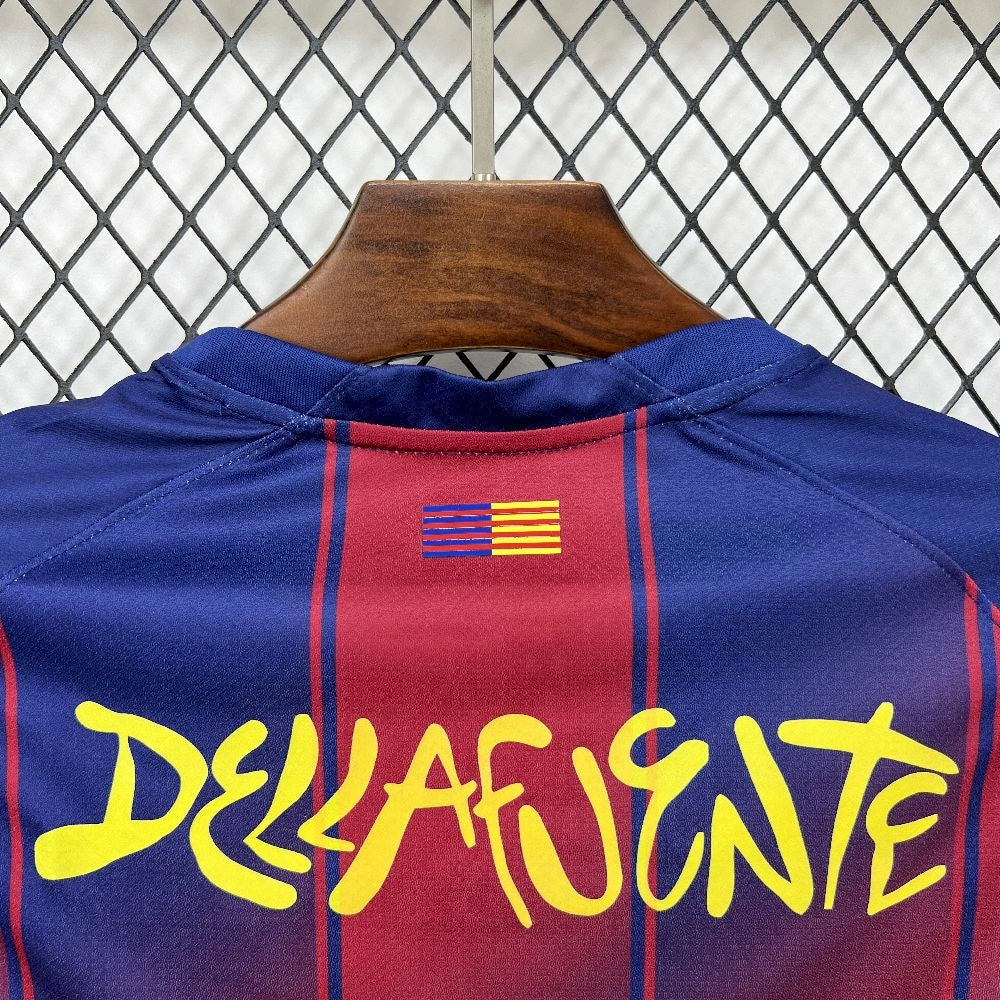 Camisola FC Barcelona 2025-26 Edição Dellafuente Versão Adepto