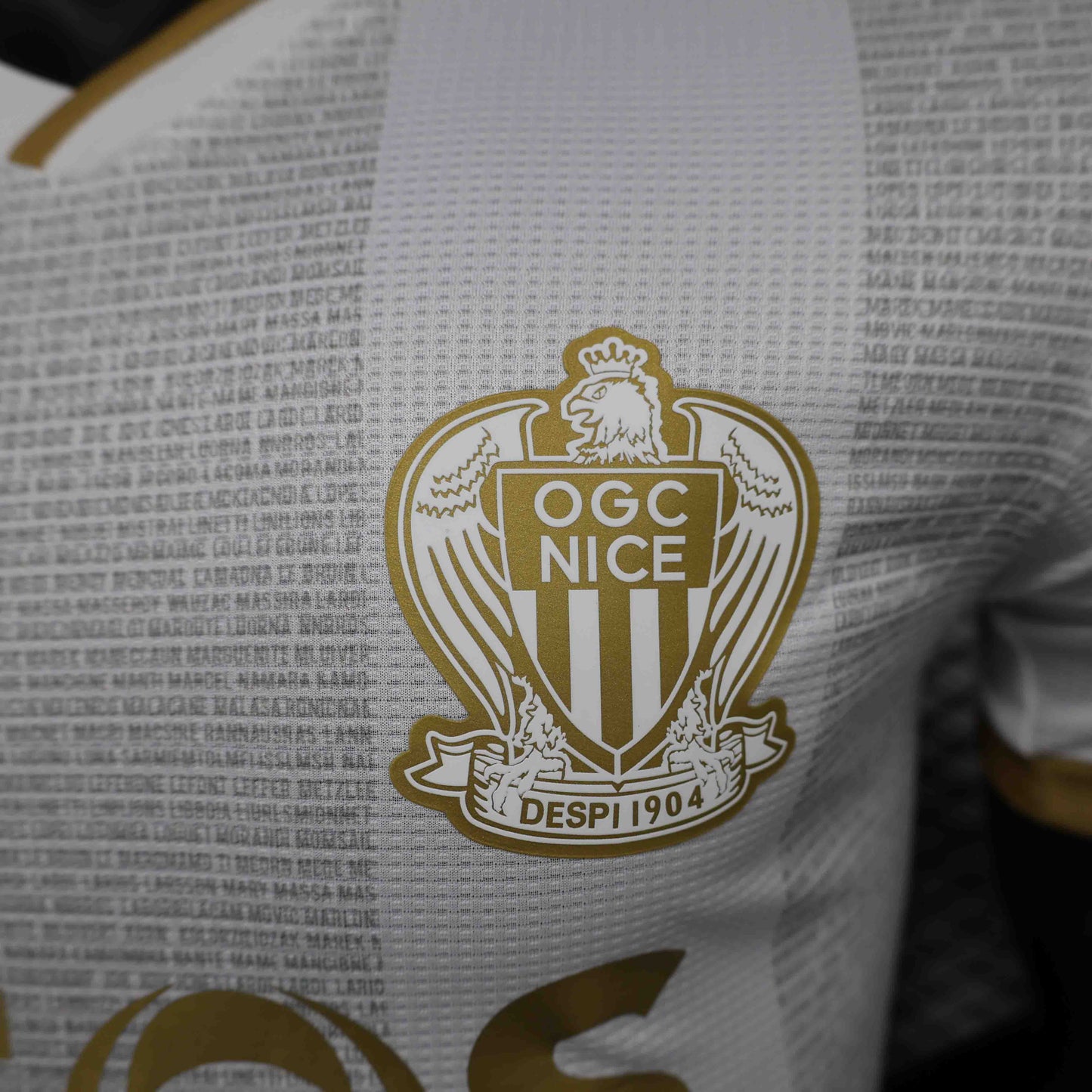 Camisola Nice 2024-25 Alternativa Branca Versão Jogador