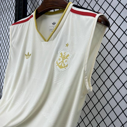 Manga Cava CR Flamengo 2025-26 Alternativa Amarela