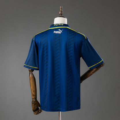 Camisola D-County 1995-96 Alternativa Azul Versão Adepto