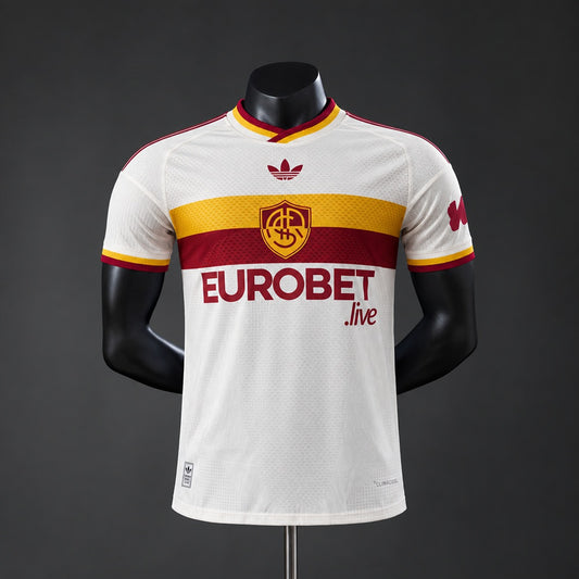 Camisola AS Roma 2026-27 Alternativa Branca Versão Jogador