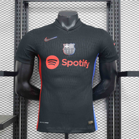 Camisola FC Barcelona 2024-25 Alternativa Preta Versão Jogador