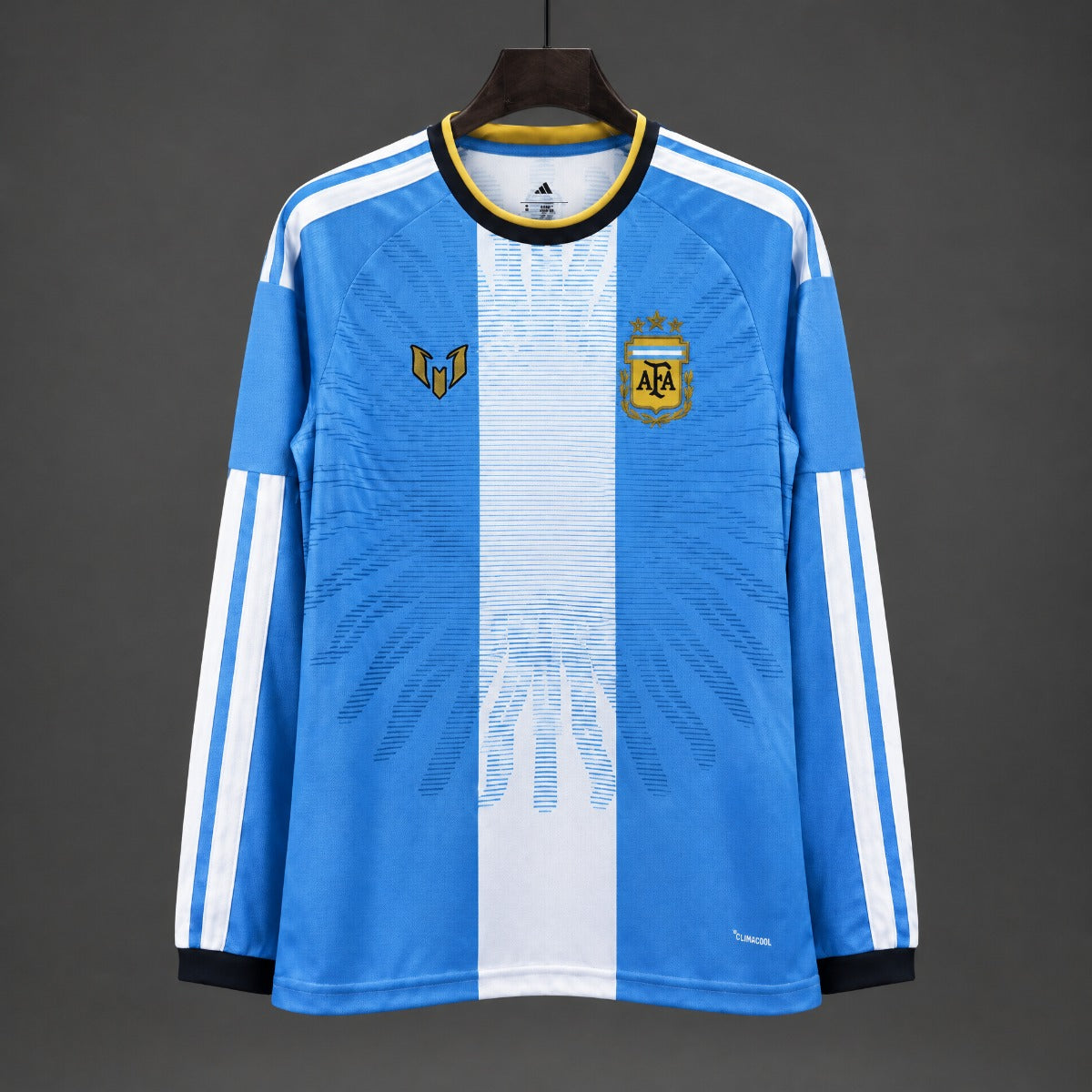 Camisola Manga Comprida Argentina 2026 Messi Tribute Versão Adepto
