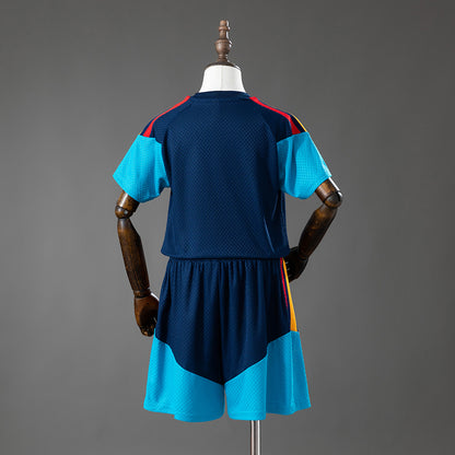 Kit Criança Espanha 2026 Treino Azul Escuro